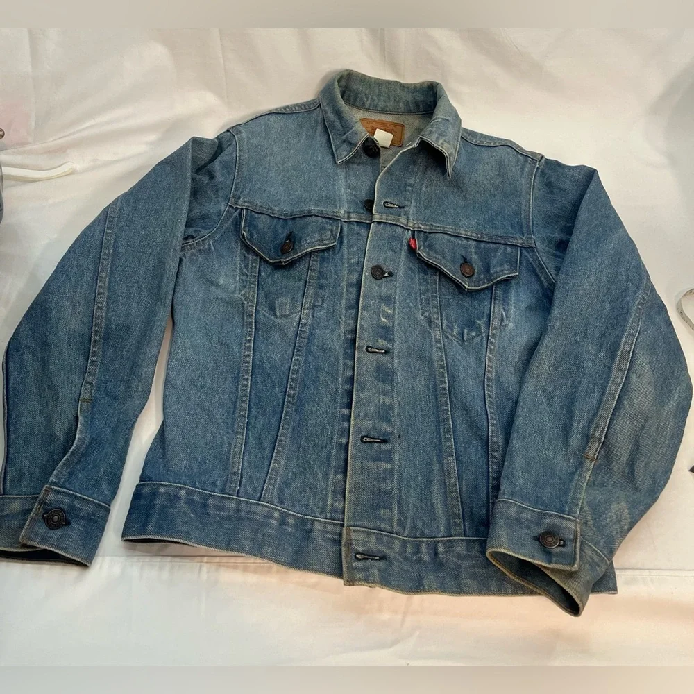 Vintage 70s/80s Levi’s Trucker Jacket, Type 3, Size 36; 70505 0217; Made in USA